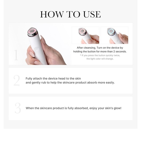 medicube AGE R Mini Booster Pro Pink Glow Booster Facial Device NEW SEALED BOX - Picture 7 of 8